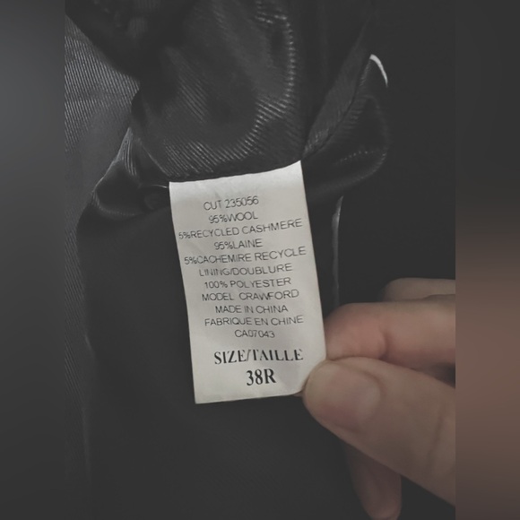 💯 AUTHENTIC RALPH LAUREN MEN‘s LONG WOOL SUIT COAT - Picture 7 of 9